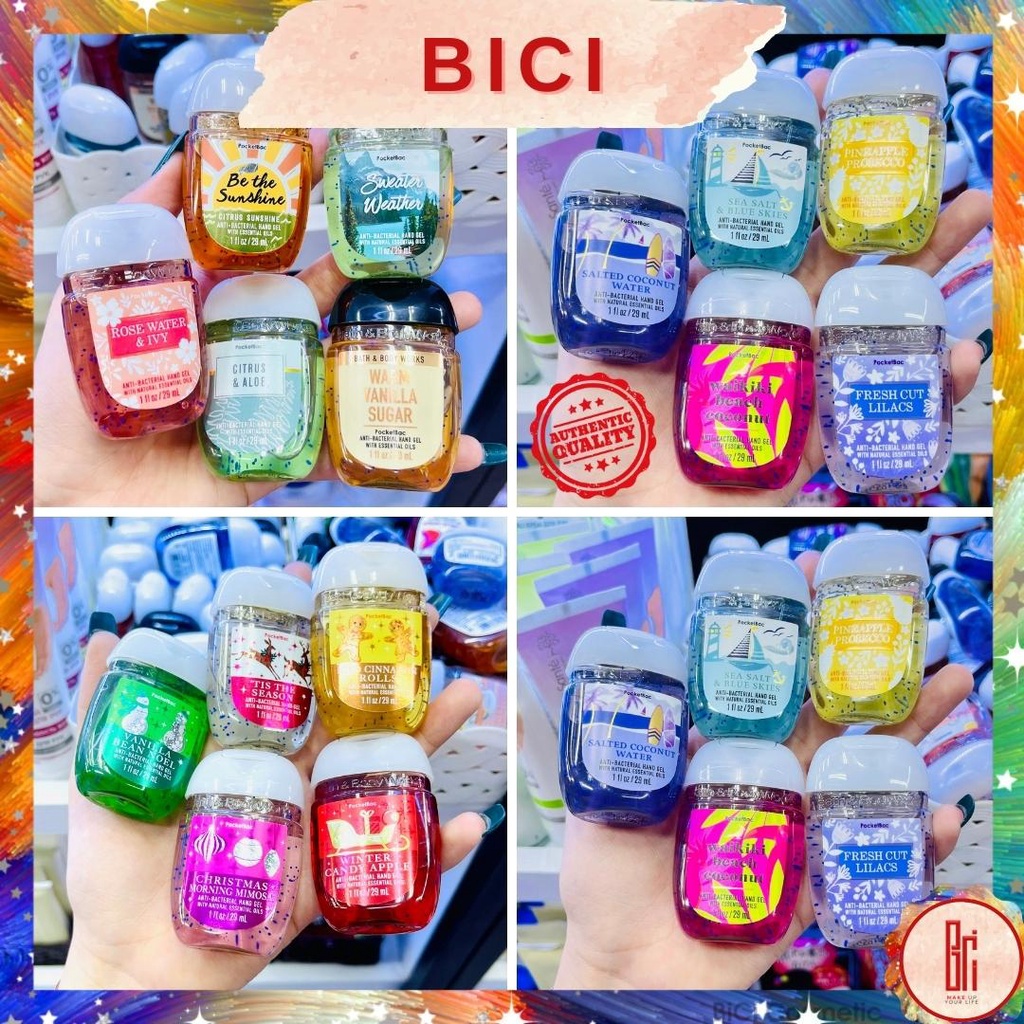 Gel Rửa Tay Khô Bath&amp;Body Works Anti Bacterial Hand Gel (29ml)