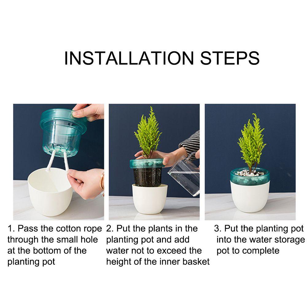 YIYU Vật Liệu PP Màu Trắng Trang Trí Nhà Cửa Với Thùng Nước Tự Động Hấp Thụ Nước Ngoài Trời / Trong Nhà