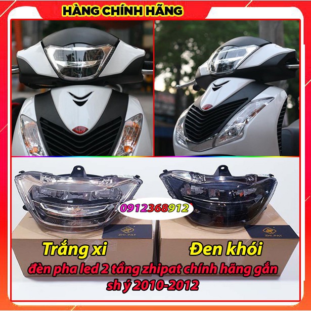 Đèn pha led 2 tầng zhipat chính hãng gắn cho sh ý 2010-2012