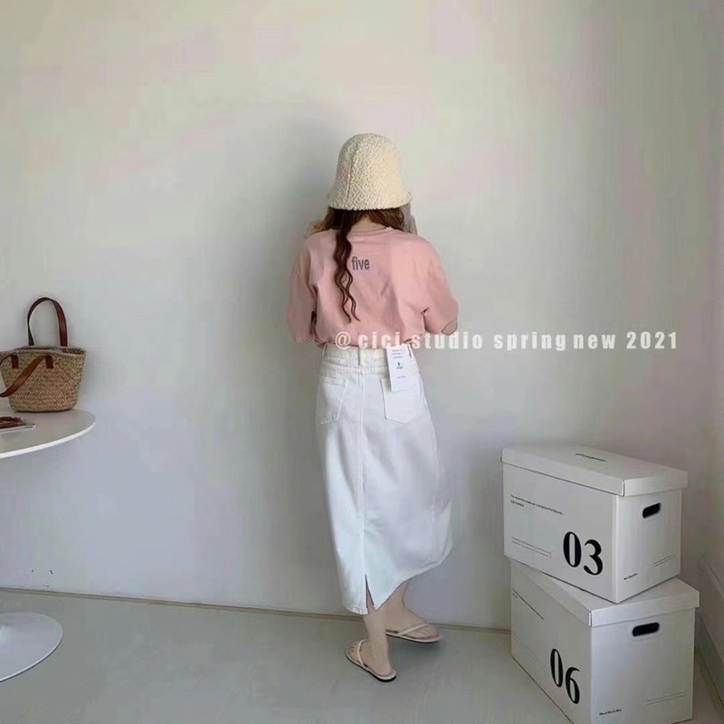 [Mã FADIRECT20 giảm 20K đơn 150K] Chân váy jeans dáng midi | BigBuy360 - bigbuy360.vn