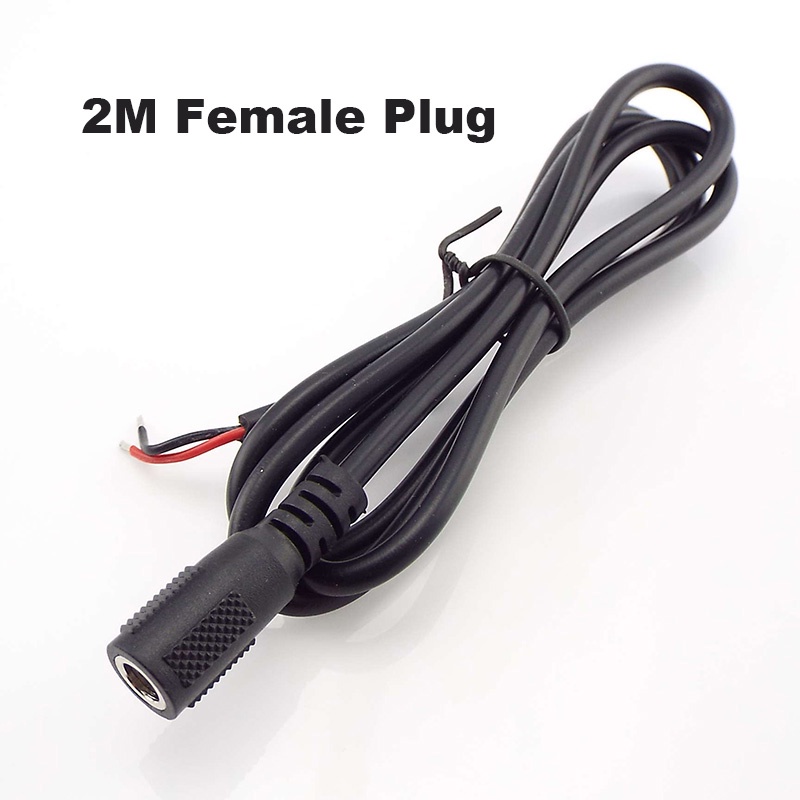 Dây Cáp Nối Nguồn 12V 5A DC Female Plug 5.5x2.1mm 20 AWG Cho Đèn LED CCTV