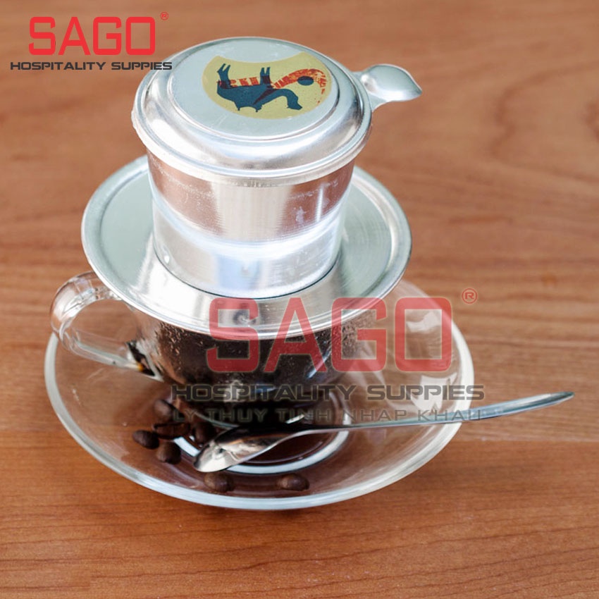 Bộ Tách Cafe Thủy Tinh Union 220ml , Nhập Khẩu Thái Lan