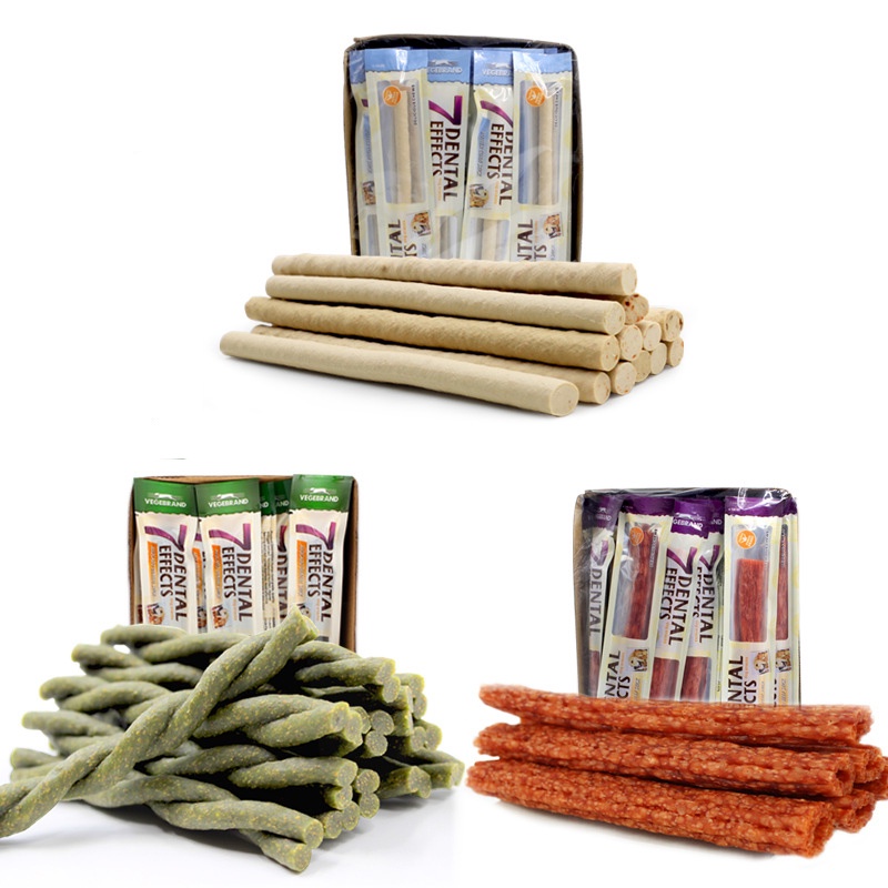 1 Thanh xương gặm sạch răng 7 dental cho chó 3 vị