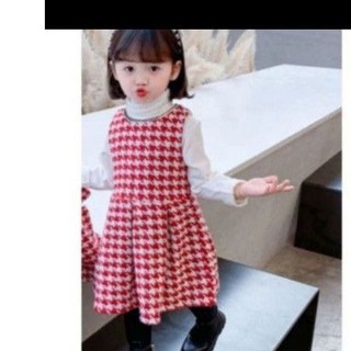 Váy dạ xếp ly  trẻ em