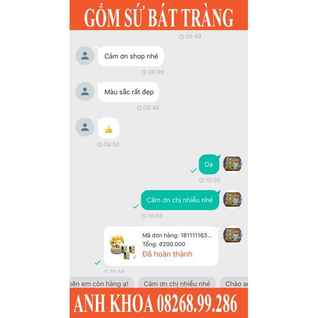 Combo 1 đèn xông tinh dầu size bé + 3 tinh dầu ( chọn mùi) tặng kèm 1 bóng dự phòng - Gốm sứ Bát Tràng Anh Khoa