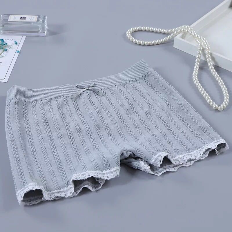 Quần Lót Boxer Không Đường May Lưng Cao Co Giãn Dành Cho Nữ