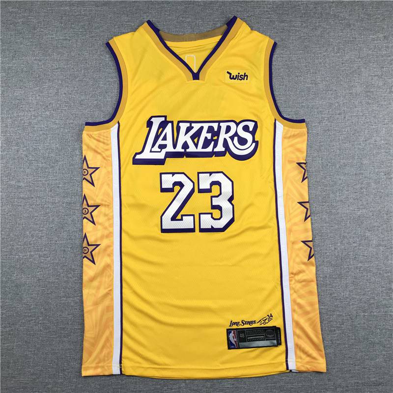 Áo thun thể thao NBA Jersey Los Angeles Lakers số 23 James phiên bản cổ điển