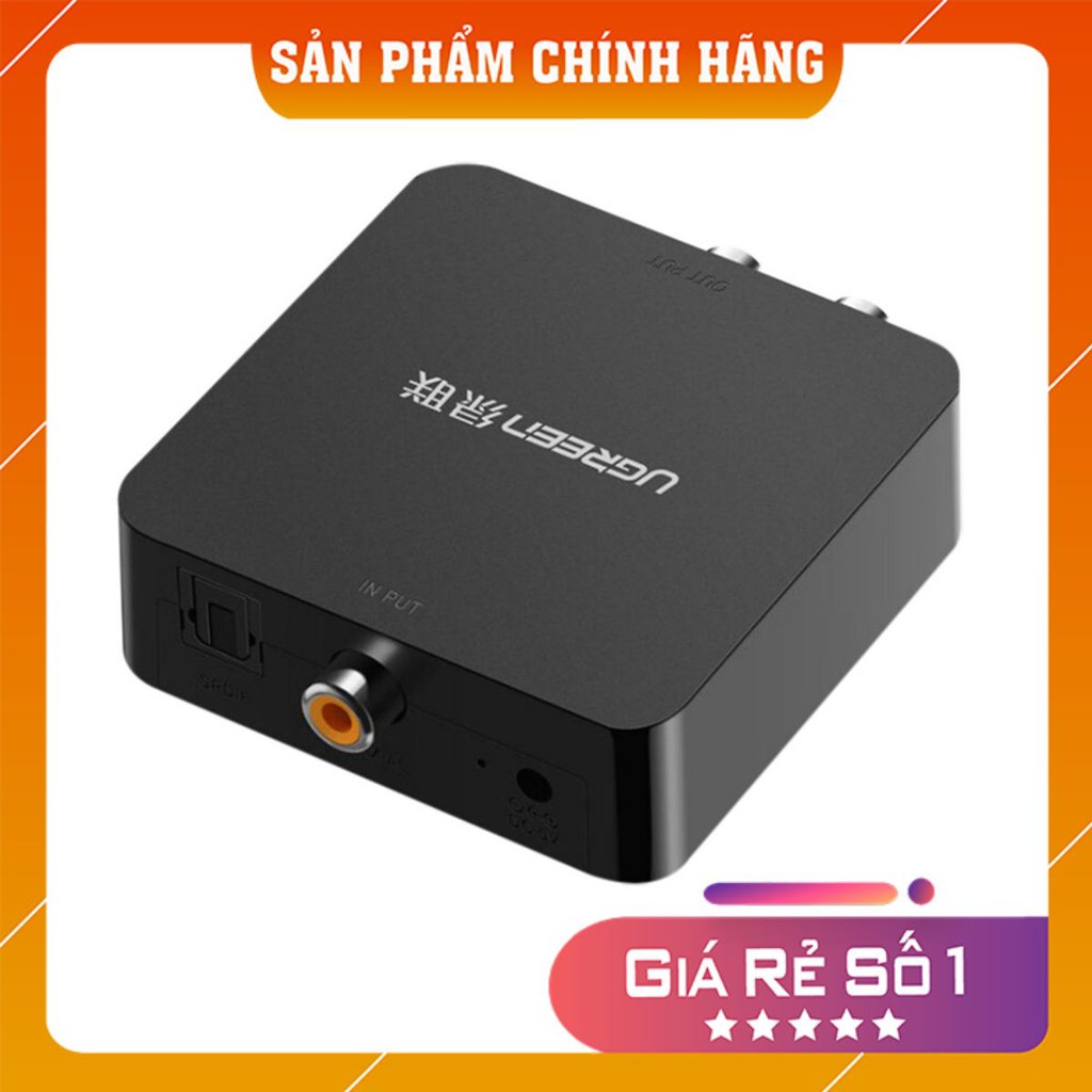 Bộ Chuyển Đổi Optical Sang Analog Audio Ugreen 30523 - Hàng Chính Hãng bảo hành 18 tháng