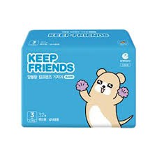 Bỉm KEEP FRIEND đủ size S40/M32/L28/L26/XL22/XXXL18  nội địa Hàn Quốc cho bé từ ss đến 18kg