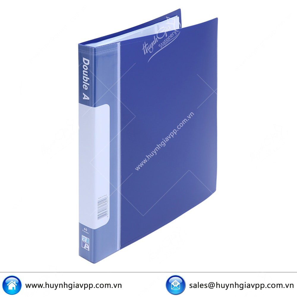 Bìa nhựa Double A 60 lá