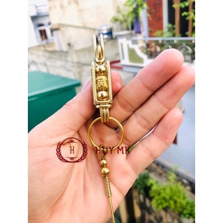 móc khoá thủ công phật vàng