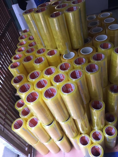 Băng keo trong vàng 4,8mm x 200 yard