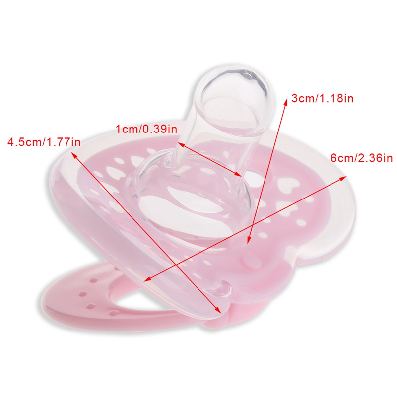 Núm ti giả bằng silicone an toàn dành cho trẻ
