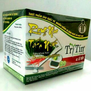 1 hộp rong nho tách nước 200gr 10 gói + tặng 1 bị sốt chấm