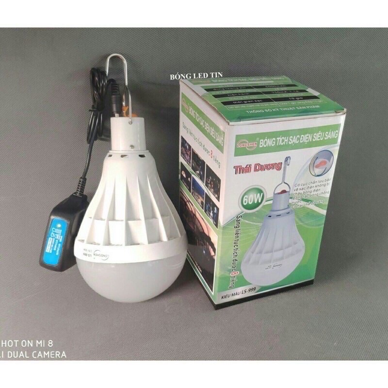 Bóng đèn led tích điện Thái Lan 60w hàng công ty