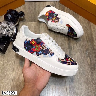 Giày buộc dây nam LV -Tặng 1 đôi lót giày