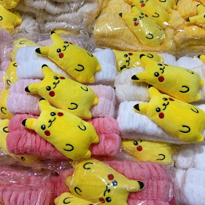 N60 Băng đô bờm tóc PIKACHU vàng