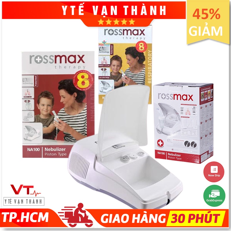 ✅ [2 CHỨC NĂNG XÔNG - HÚT] Máy Xông Khí Dung Mũi Họng: Rossmax (Rosmax) Bảo Hành 8 Năm Chính Hãng - VT0512