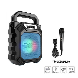 Loa bluetooth YD 668 tặng kèm mich hát