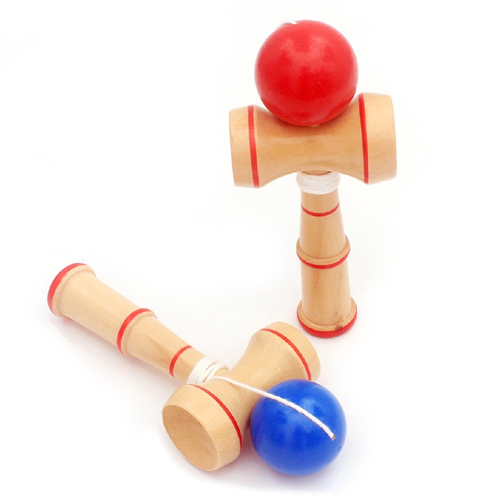 Đồ chơi tung hứng Kendama Nhật Bản bằng gỗ 13cm