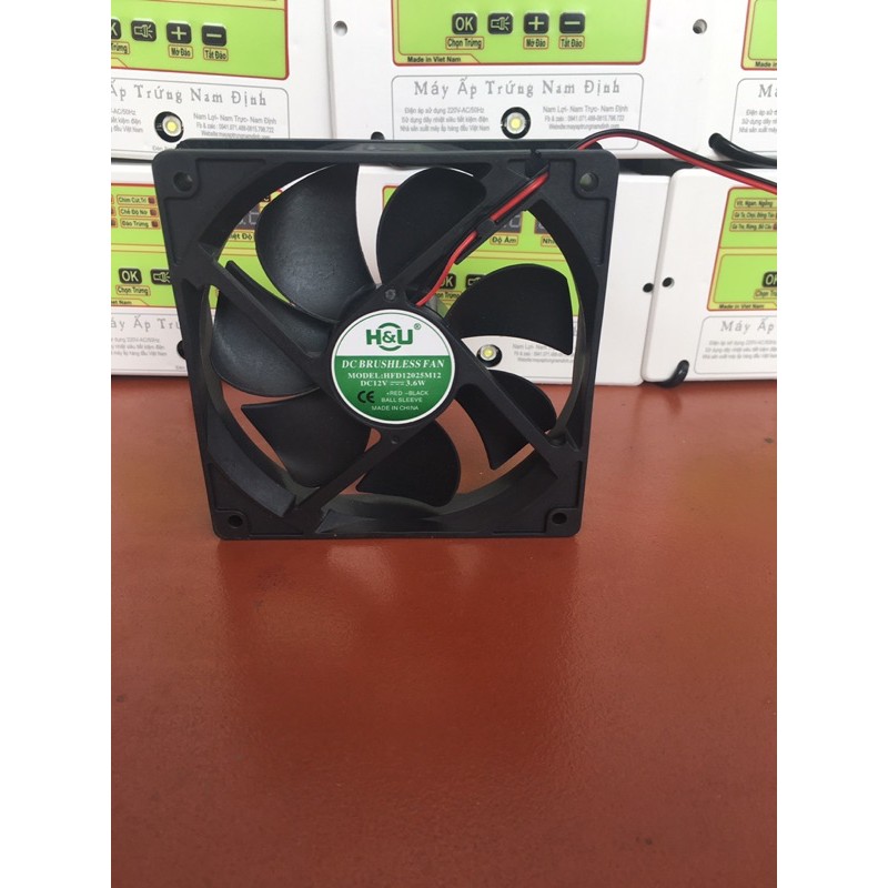 Quạt Máy Ấp Trứng 12v
