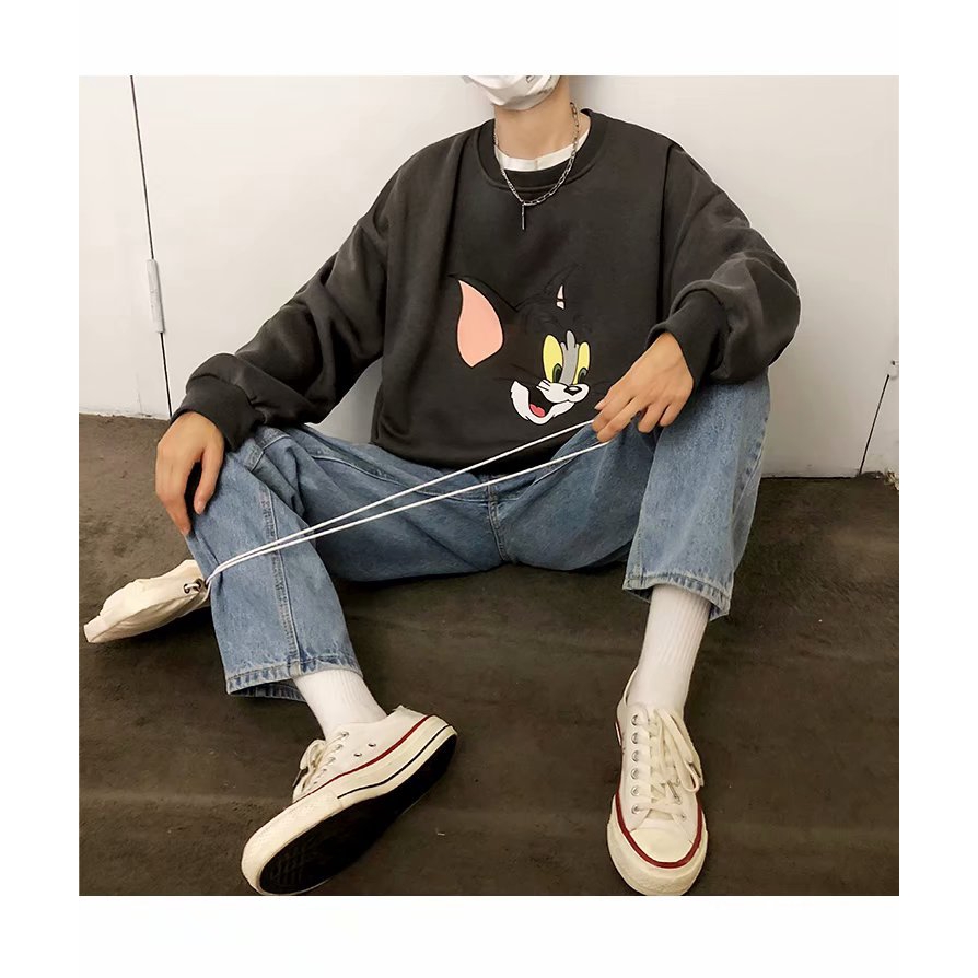 Áo Sweater phong cách thời trang ulzzang dành cho cặp đôi