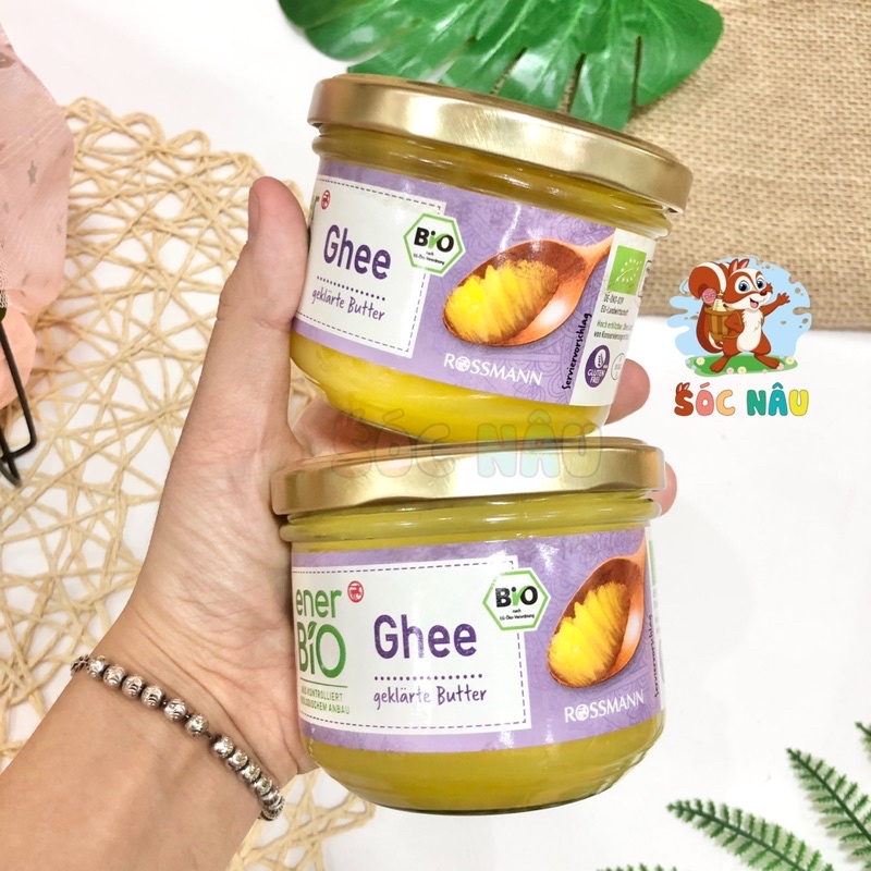 Bơ Ghee Hữu Cơ Đức Dùng Làm Bánh, Nấu Cháo, Xào, Chiên Cho Bé Và Gia Đình. Date 2023