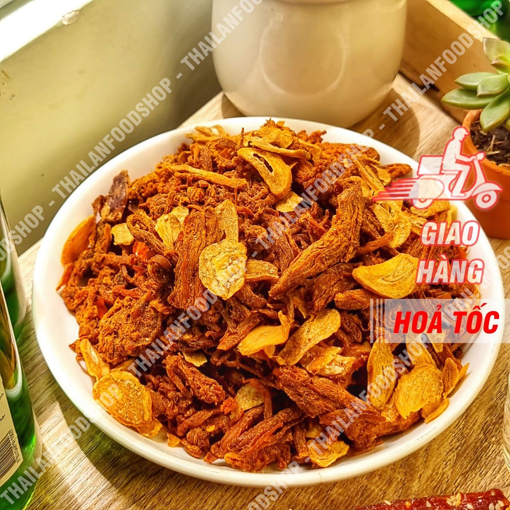 Khô Heo Cháy Tỏi Hộp 500gr