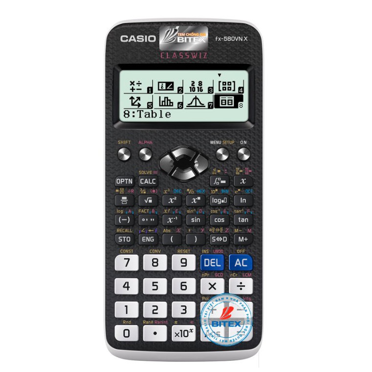 "Lô hàng nhanh" Máy tính CASIO 580VN X hiệu suất cao, tốc độ tính toán nhanh phù hợp với nhiều cấp học từ học sinh, sinh