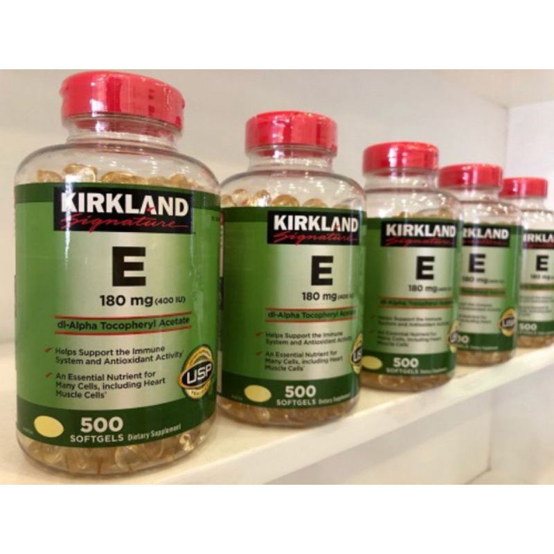 VÍTAMIN E KIRKLAND 400 IU SINNATURE 500 viên của MỸ