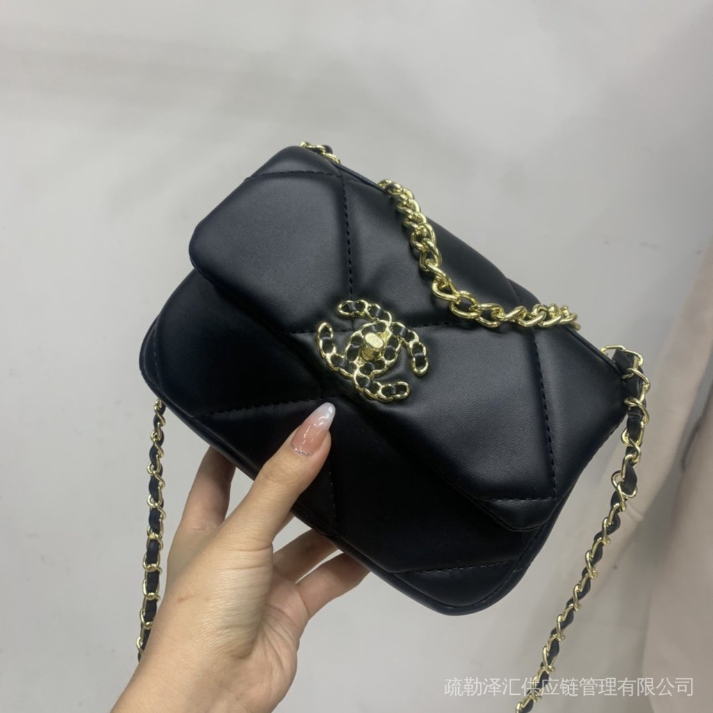 (Mới) Với Hộp➕Vé Nhỏ cha / nel 22ss Phong Cách Mới!Túi Đeo Chéo Mini Bằng Da PU Thời Trang Sành Điệu Cho NữKích Thước: 18cm * 13cm * 7cm