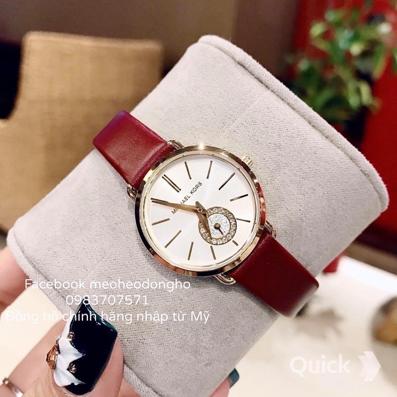 ĐỒNG HỒ NỮ MICHAEL KORS PETITE PETITE BURGUNDY