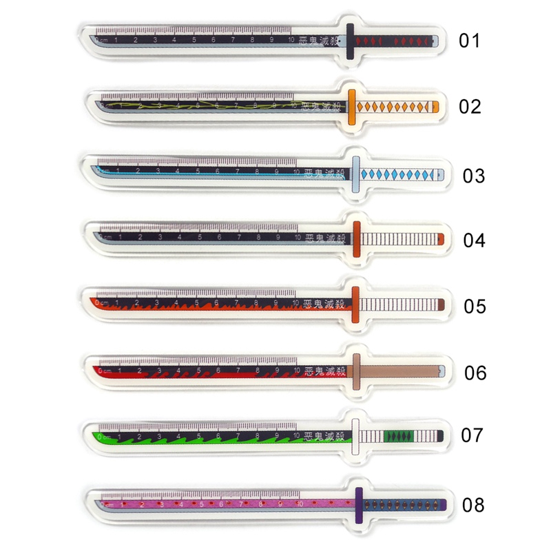 Thước nhựa họa tiết hoạt hình dễ thương dành cho học sinh