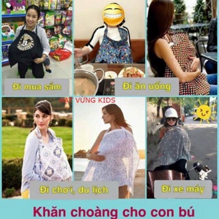 Khăn choàng chống nắng đa năng cho bé