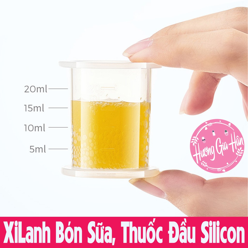 Dụng Cụ Ống Bơm Xilanh Cho Bé Uống Thuốc, Sữa, Nước Hoa Quả Đầu Silicon Mềm