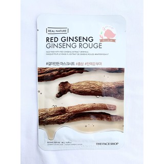 MẶT NẠ HỒNG SÂM CHỐNG LÃO HOÁ THE FACE SHOP REAL NATURE