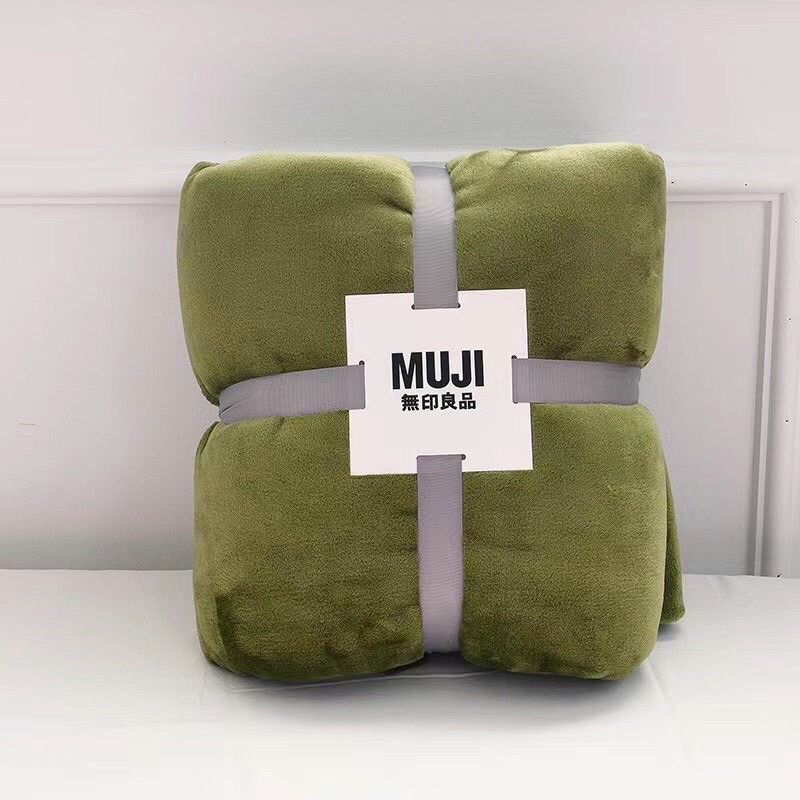 Chăn Muji lông tuyết Nhung hàng loại 1 kích thước 2mx2m3 nặng 1,7kg Siêu Mềm Mịn, chăn văn phòng