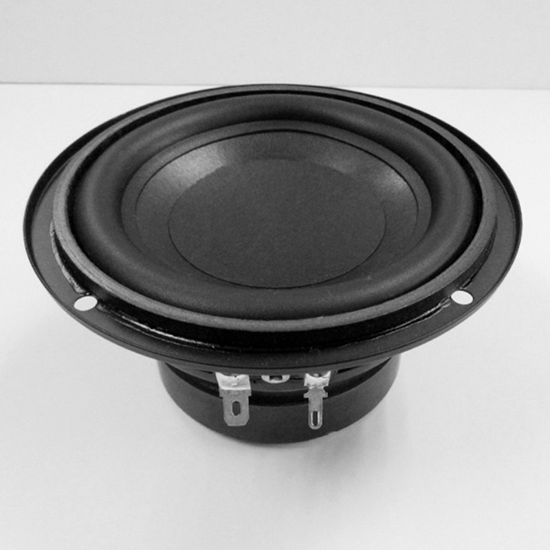 4 Inch 40W Round Subwoofer Speaker Woofer High Power BASS Home Theater 2.1 Subwoofer Unit 2 Crossover Loudspeakers