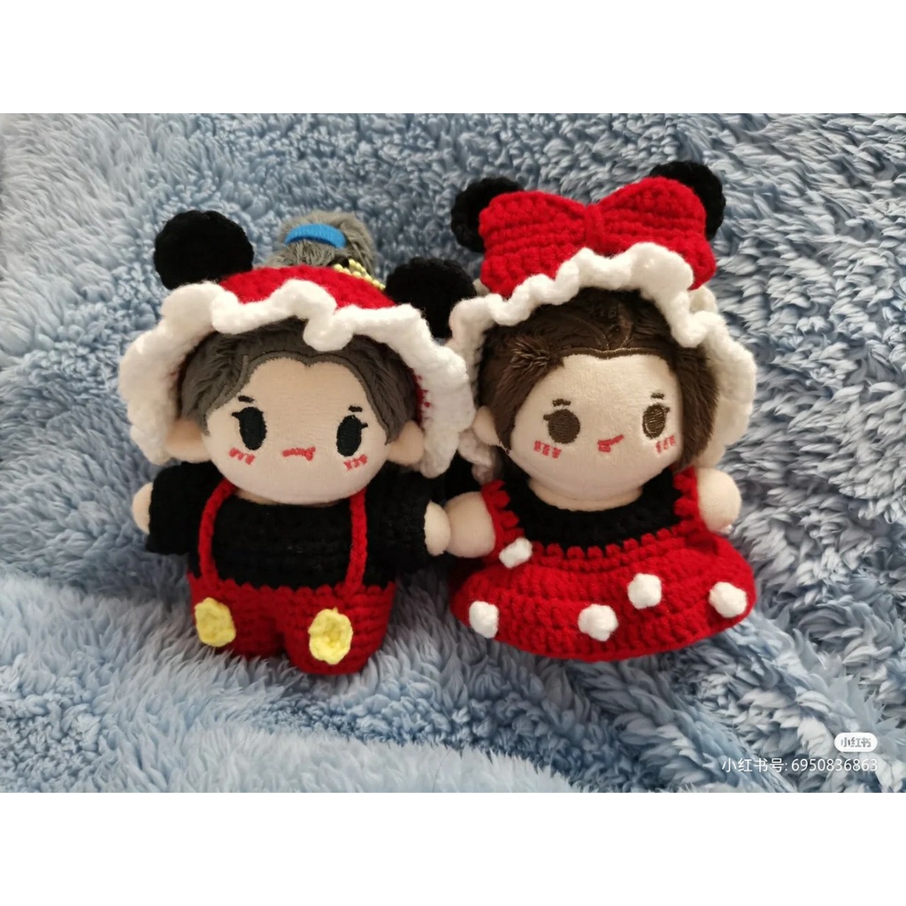 Outfit doll 10cm - Mickey & Minnie