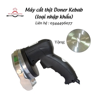 Máy cắt thịt doner kebab chuyên dụng ks-100e , hàng chính hãng tặng kèm 01 lưỡi dao sơ cua