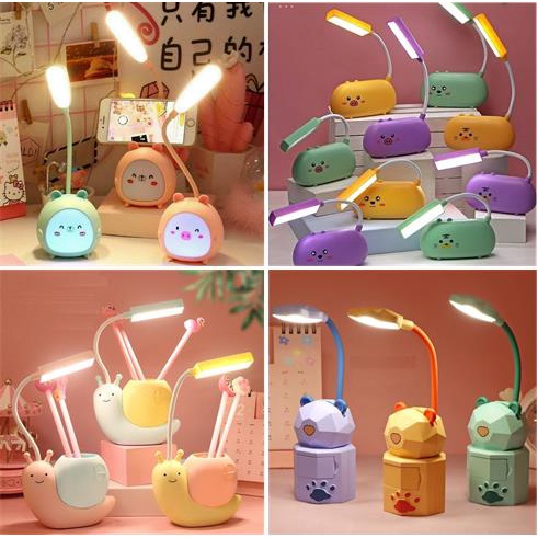 Đèn Học Gấp Gọn Hình Thú Kute