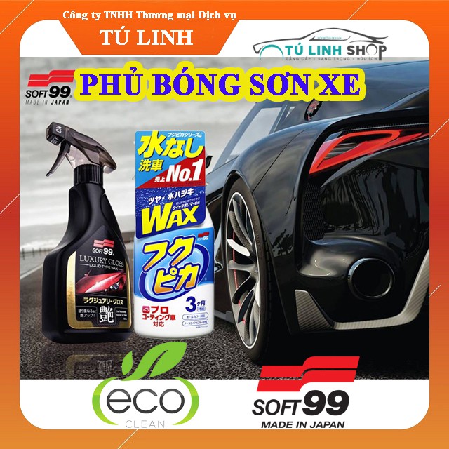 Chai xịt phủ bóng sơn xe Luxury Gloss Soft99 500ml