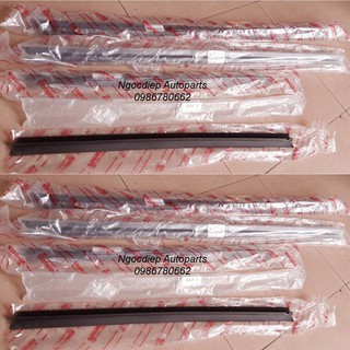 Nẹp cao su chân kính cửa ngoài Fortuner -NDA