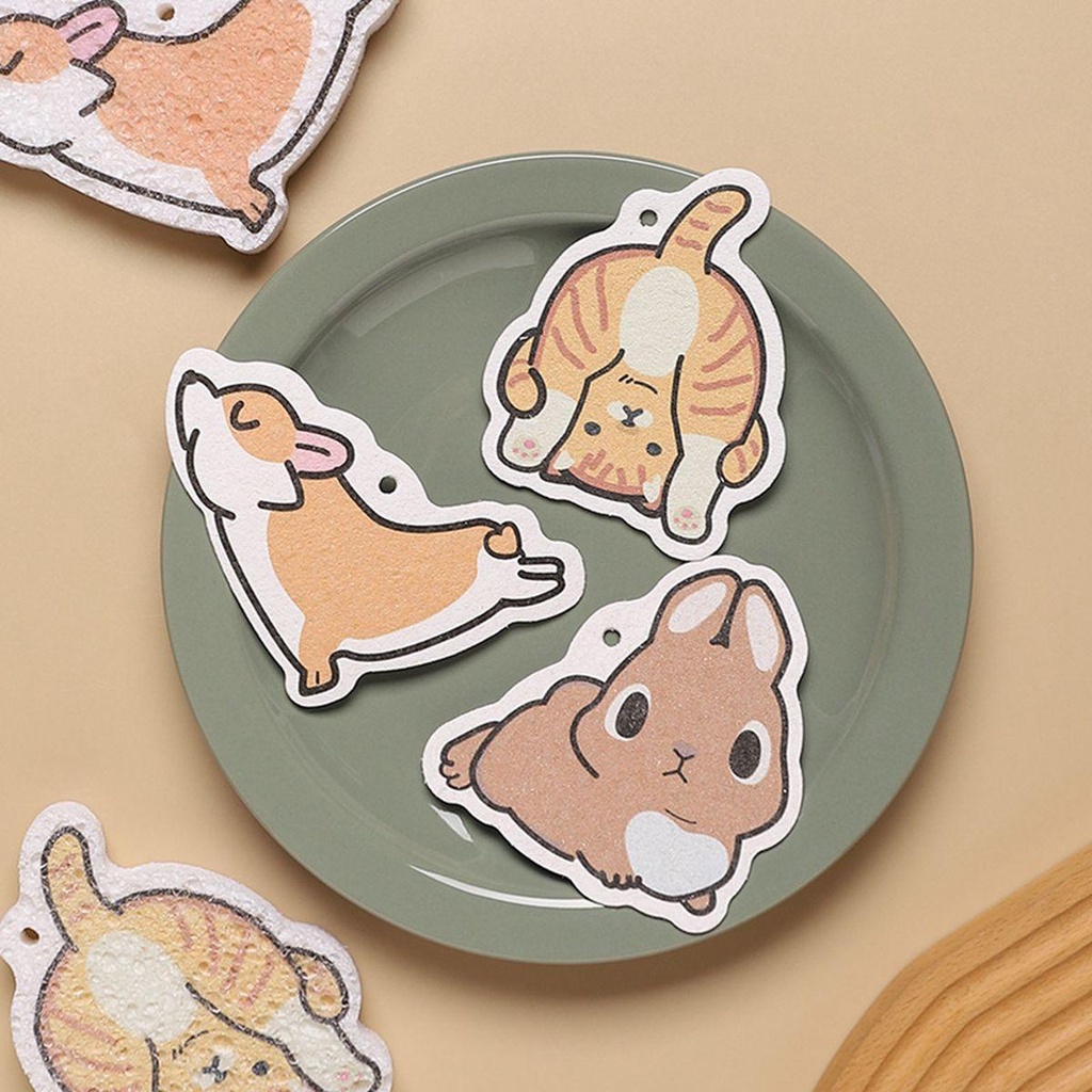 IVORY Mút Xốp Chà Rửa Chống Trầy Chống Bám Bẩn Có Thể Tái Sử Dụng Cho Nhà Tắm