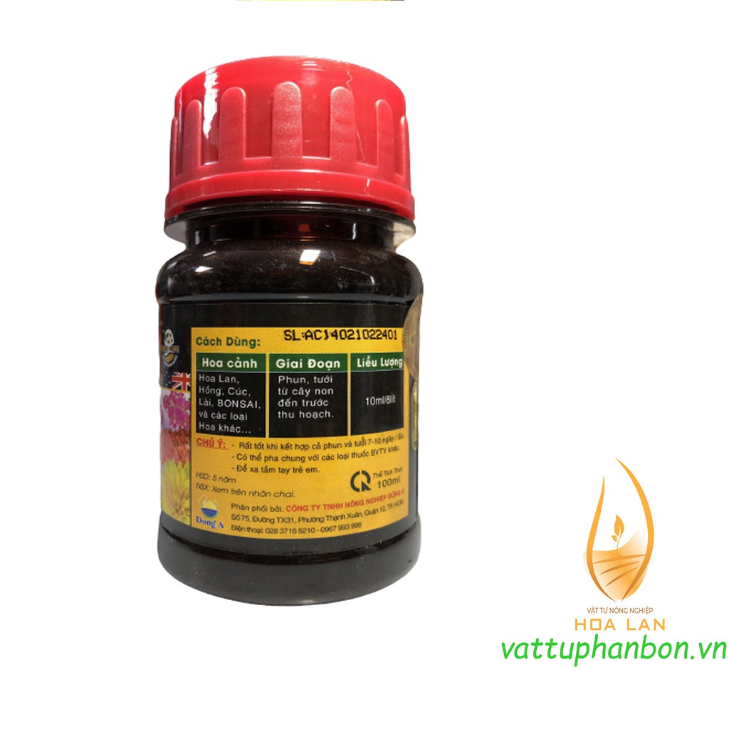 Phân Bón Lá Đa Trung Lượng Org-Hum - #413A# 100ml