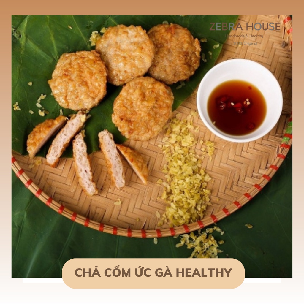 Chả Cốm Ức Gà Healthy Túi 500g