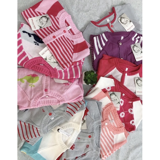 Áo len 1 lớp cotton 🎉 MUA KÈM DEAL SỐC🎉 MOMMABAY, ấm áp tiện lợi ❤️