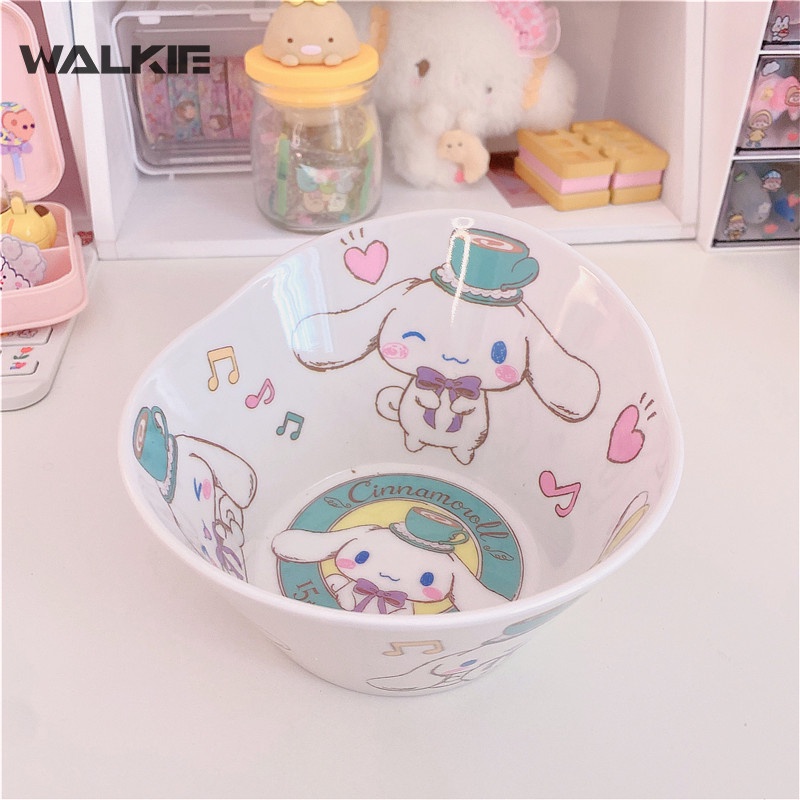 Đĩa Ăn Vặt Ba Ngăn In Hình Nhân Vật Hoạt Hình Cinnamoroll