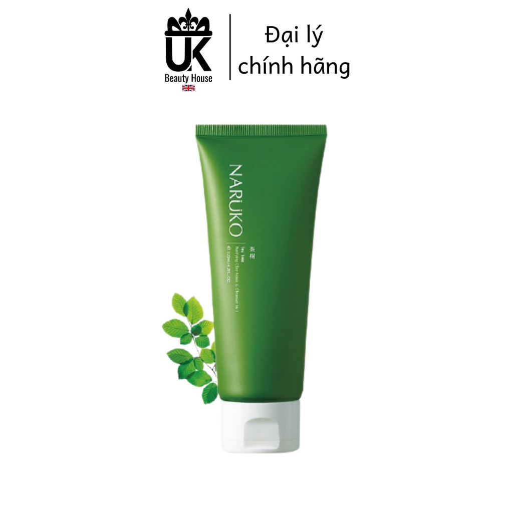 Sữa rửa mặt Naruko tràm trà Tea Tree Purifying Clay Mask and Cleanser in 1 - 120 gr | BigBuy360 - bigbuy360.vn