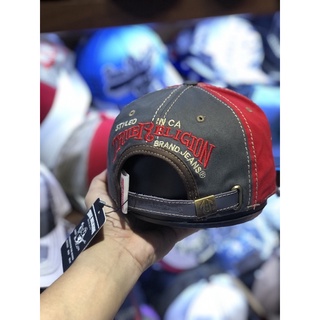 Nón Ông địa lưởi trai đỏ xám